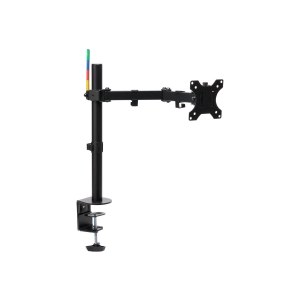 Kensington SmartFit Ergo Single Extended Monitor Arm - Befestigungskit - einstellbarer Arm - für Monitor - pulverbeschichteter Stahl - Schwarz - Bildschirmgröße: bis zu 86,4 cm (bis zu 34 Zoll)