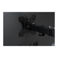 Kensington SmartFit Ergo Single Extended Monitor Arm - Befestigungskit - einstellbarer Arm - für Monitor - pulverbeschichteter Stahl - Schwarz - Bildschirmgröße: bis zu 86,4 cm (bis zu 34 Zoll)