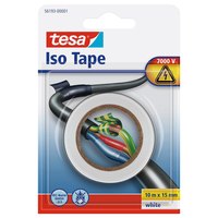 Tesa Insulating Tape - 1 pc(s) - White - PVC - 6 V - Blister - IEC 454-3-1