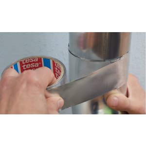 Tesa Aluminium tape - Silver - Repairing - Aluminium - 10 m - 50 mm