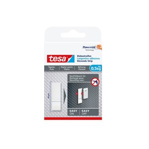 Tesa Klebestreifen für Tapeten und Putz - Montageband - Weiß - Indoor - Papier - Putz - 0,5 kg - 9 Stück(e)