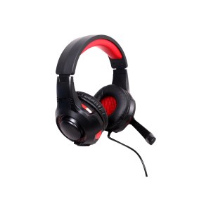 Gembird GHS-U-5.1-01 - Headset - Head-band - Gaming - Black - Red - Binaural - In-line control unit