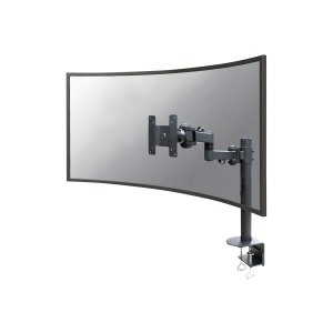 Neomounts by Newstar Supporto da scrivania per monitor curvi - Morsa - 20 kg - 25,4 cm (10") - 124,5 cm (49") - 100 x 100 mm - Nero