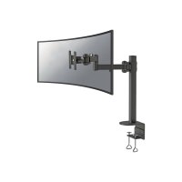 Neomounts by Newstar Supporto da scrivania per monitor curvi - Morsa - 20 kg - 25,4 cm (10") - 124,5 cm (49") - 100 x 100 mm - Nero