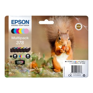 Epson Squirrel Multipack 6-colours 378 Claria Photo HD...