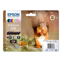 Epson Squirrel Multipack 6-colours 378 Claria Photo HD Ink - Standard Yield - Pigment-based ink - 5.5 ml - 4.1 ml - 6 pc(s) - Multi pack