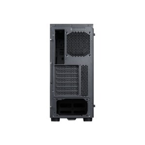 Chieftec Gamer Series Hawk - Tower - ATX - Seitenteil mit Fenster (gehärtetes Glas) - keine Spannungsversorgung (ATX) - Schwarz - USB/Audio