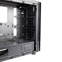 Chieftec Gamer Series Hawk - Tower - ATX - Seitenteil mit Fenster (gehärtetes Glas) - keine Spannungsversorgung (ATX) - Schwarz - USB/Audio