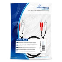 MEDIARANGE MRCS128 - 2 x RCA - Male - 2 x RCA - Male - 2.5 m - Black,Red,White