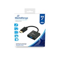 MEDIARANGE SVGA naar DisplayPort Converter - VGA-contrastekker/DP-stekker - 15 cm - 0,15 m - VGA (D-Sub) - DisplayPort - Weiblich - Männlich - 800 x 600 (SVGA)