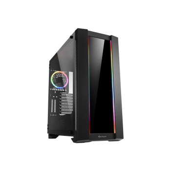 Sharkoon Elite Shark CA200G - Tower - E-ATX / SSI EEB - Seitenteil mit Fenster (gehärtetes Glas) - USB/Audio