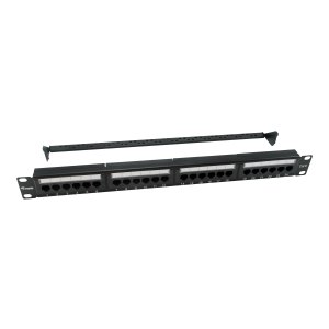 Equip Pro - Patch Panel - CAT 6 - RJ-45 X 24 - Schwarz -...