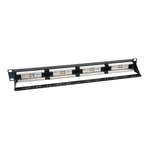 Equip Pro - Patch Panel - CAT 6 - RJ-45 X 24 - Schwarz -...