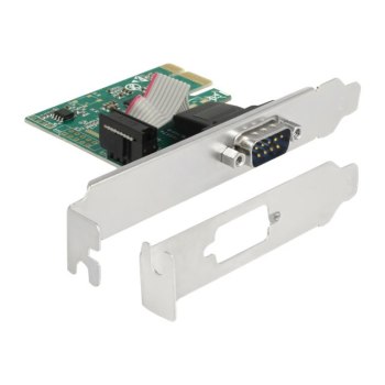 DeLock PCI Express Card to 1 x Serial RS-232 - Serieller Adapter - PCIe 2.0 Low-Profile - RS-232 x 1