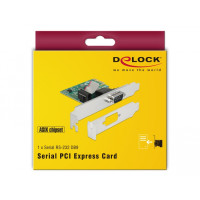 DeLock PCI Express Card to 1 x Serial RS-232 - Serieller Adapter - PCIe 2.0 Low-Profile - RS-232 x 1