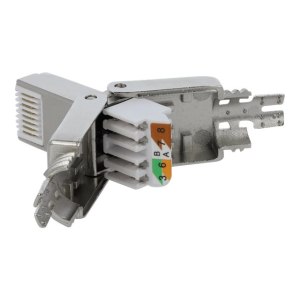 Delock 86476 - RJ-45 - Grigio - Cat6a - U/FTP (STP) - 22/24 - 14,5 mm