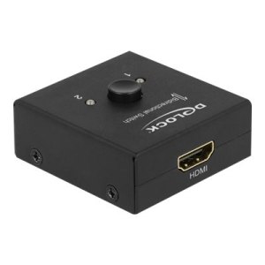 Delock HDMI 2 - 1 bidirectional 4K 60 Hz compact