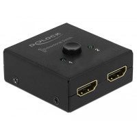 Delock HDMI 2 - 1 bidirectional 4K 60 Hz compact
