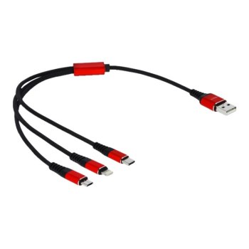 Delock 3 in 1 - Charge-only cable