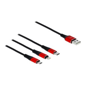 Delock 3 in 1 - Charge-only cable