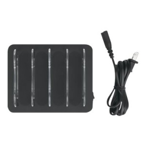 Manhattan Charging Station, 4x USB-A Ports, Outputs: 4x 2.4A, Smart IC, LED Indicator Lights, Black, Three Year Warranty, Box