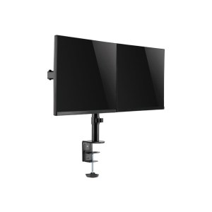LogiLink Befestigungskit - einstellbarer Arm - für 2 LCD-Displays - Schwarz - Bildschirmgröße: 43.2-81.3 cm (17"-32")