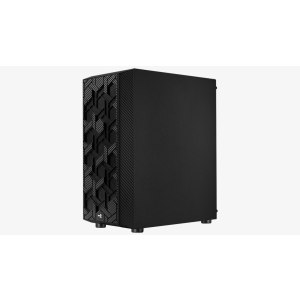 AeroCool Hive FRGB - MDT - ATX - Seitenteil mit Fenster (gehärtetes Glas) - keine Spannungsversorgung (ATX) - Schwarz - USB/Audio