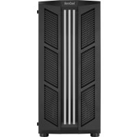 AeroCool Prime - MDT - ATX - Seitenteil mit Fenster (gehärtetes Glas) - keine Spannungsversorgung (ATX) - Schwarz - USB/Audio