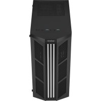 AeroCool Prime - MDT - ATX - Seitenteil mit Fenster (gehärtetes Glas) - keine Spannungsversorgung (ATX) - Schwarz - USB/Audio