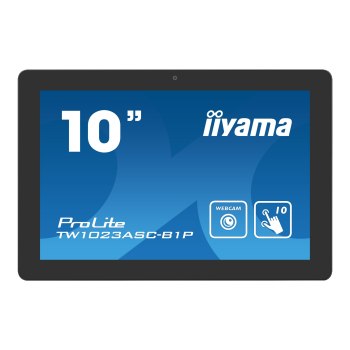 Iiyama ProLite TW1023ASC-B1P - Android-PC - Touchpanel-PC - 1 RK3288 / 1.8 GHz - RAM 2 GB - SSD - eMMC 16 GB - Cortex-A17 - 1GbE - WLAN: 802.11b/g/n, Bluetooth 4.0 - Android 8.1 (Oreo)