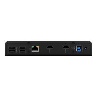 ICY BOX IB-DK2251AC - Cablato - USB 3.2 Gen 1 (3.1 Gen 1) Type-B - 3,5 mm - 10,100,1000 Mbit/s - Nero - 5 Gbit/s