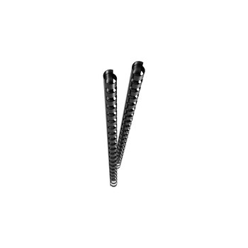 Genie 12369 - Binding comb - Black - 45 sheets - Plastic - 8 mm - 80 mm