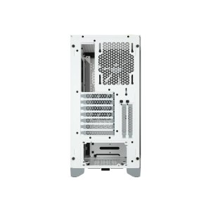 CORSAIR 4000D AIRFLOW - Tower - ATX - Seitenteil mit Fenster (gehärtetes Glas) - keine Spannungsversorgung (ATX) - weiß - USB/Audio