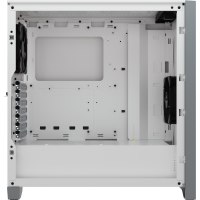 CORSAIR 4000D AIRFLOW - Tower - ATX - Seitenteil mit Fenster (gehärtetes Glas) - keine Spannungsversorgung (ATX) - weiß - USB/Audio