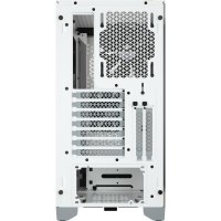 CORSAIR 4000D AIRFLOW - Tower - ATX - Seitenteil mit Fenster (gehärtetes Glas) - keine Spannungsversorgung (ATX) - weiß - USB/Audio