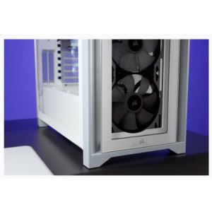 Corsair iCUE 4000X RGB - Tower - ATX - Seitenteil mit Fenster (gehärtetes Glas)