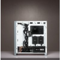 Corsair iCUE 4000X RGB - Midi Tower - PC - Plastica - Acciaio - Vetro temperato - Bianco - ATX - Giocare