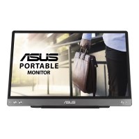 ASUS ZenScreen MB14AC - LED-Monitor - 35.6 cm (14") - tragbar - 1920 x 1080 Full HD (1080p) - IPS - 220 cd/m² - 700:1 - 5 ms - USB-C - Dunkelgrau