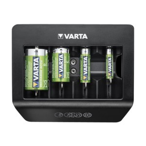 Varta LCD Universal Charger+ - 4 Std. Batterieladegerät - (für 4xAA/4xAAA, 4xD, 4xC, 1x9V)