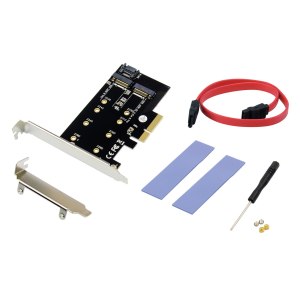 Conceptronic EMRICK 2-in-1 M.2 SSD PCIe Adapter SATA AHCI...