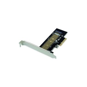 Conceptronic EMRICK M.2 NVMe SSD PCIe Adapter - PCIe - M.2 - PCIe 3.0 - Black - Stainless steel - Passive - China