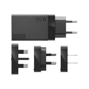 Lenovo 65W USB-C Travel Adapter - Netzteil - Wechselstrom 100-240 V - 65 Watt - Schwarz