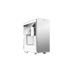 Fractal Design Define 7 Compact Tempered Glass Light - Tower - ATX - Seitenteil mit Fenster (gehärtetes Glas) - keine Spannungsversorgung (ATX) - weiß - USB/Audio