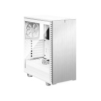 Fractal Design Define 7 Compact Tempered Glass Light - Tower - ATX - Seitenteil mit Fenster (gehärtetes Glas) - keine Spannungsversorgung (ATX) - weiß - USB/Audio