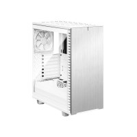 Fractal Design Define 7 Compact Tempered Glass Light - Tower - ATX - Seitenteil mit Fenster (gehärtetes Glas) - keine Spannungsversorgung (ATX) - weiß - USB/Audio