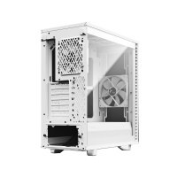 Fractal Design Define 7 Compact Tempered Glass Light - Tower - ATX - Seitenteil mit Fenster (gehärtetes Glas) - keine Spannungsversorgung (ATX) - weiß - USB/Audio