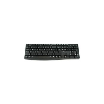 Equip Kabelgebundene USB Tastatur - Volle Größe (100%) - USB - QWERTY - Schwarz