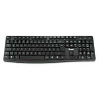 Equip Kabelgebundene USB Tastatur - Volle Größe (100%) - USB - QWERTY - Schwarz