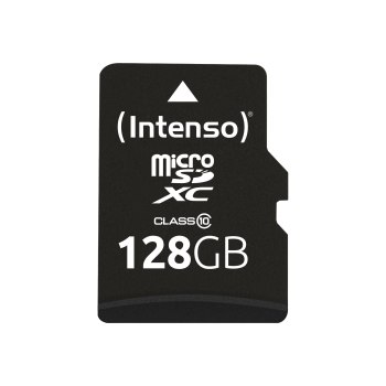 Intenso Flash memory card (microSDXC to SD adapter included)