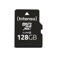 Intenso Flash memory card (microSDXC to SD adapter included)